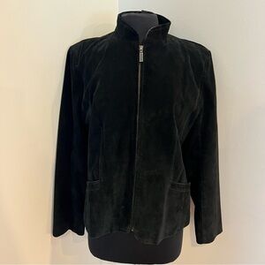 Bernardo suede black jacket size XL